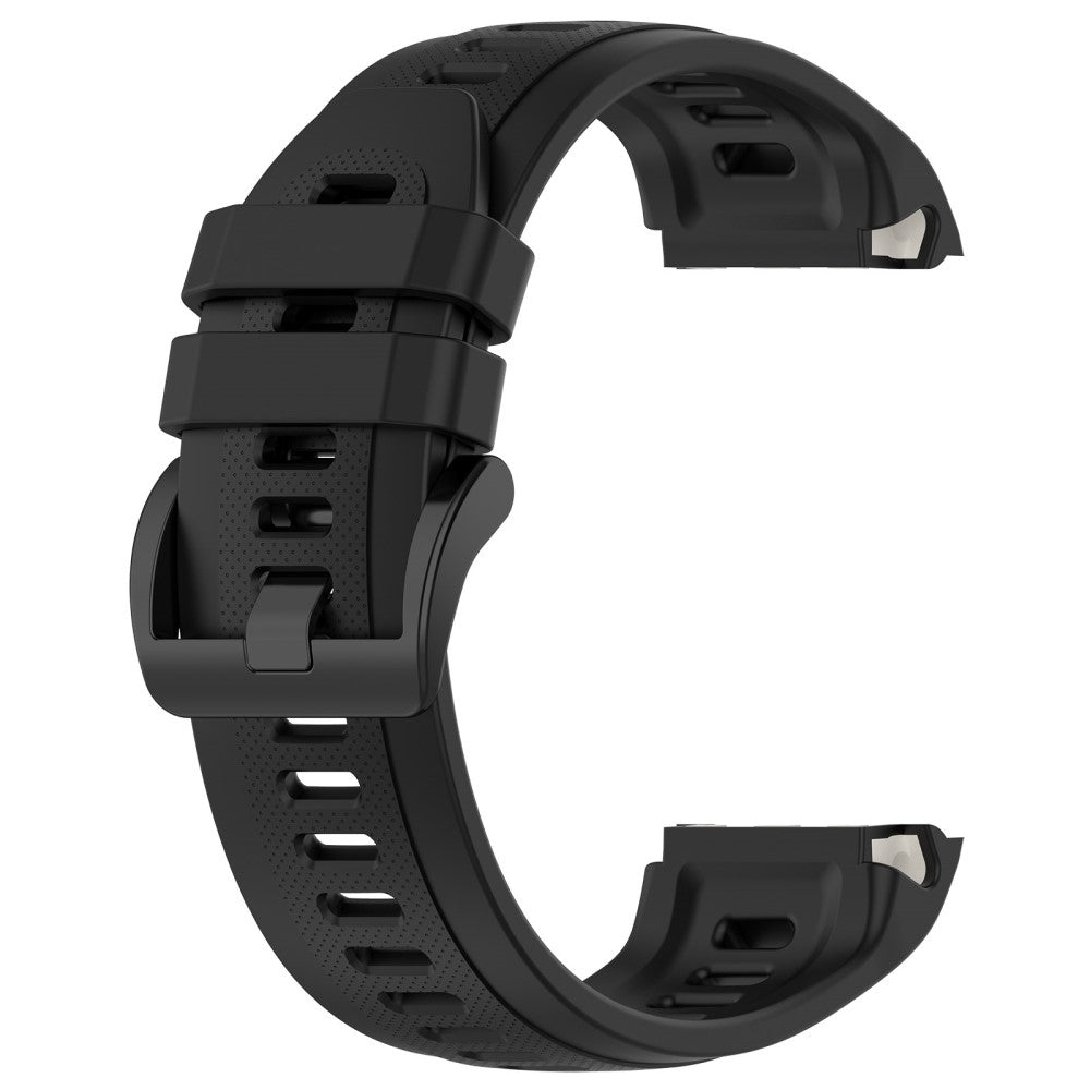 Metal Og Silikone Universal Rem passer til Garmin Approach S70 (47mm) / Garmin Approach S70 Series - Sort#serie_1