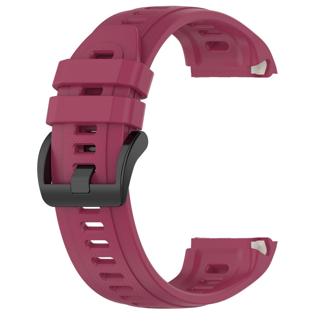 Metal Og Silikone Universal Rem passer til Garmin Approach S70 (47mm) / Garmin Approach S70 Series - Rød#serie_7