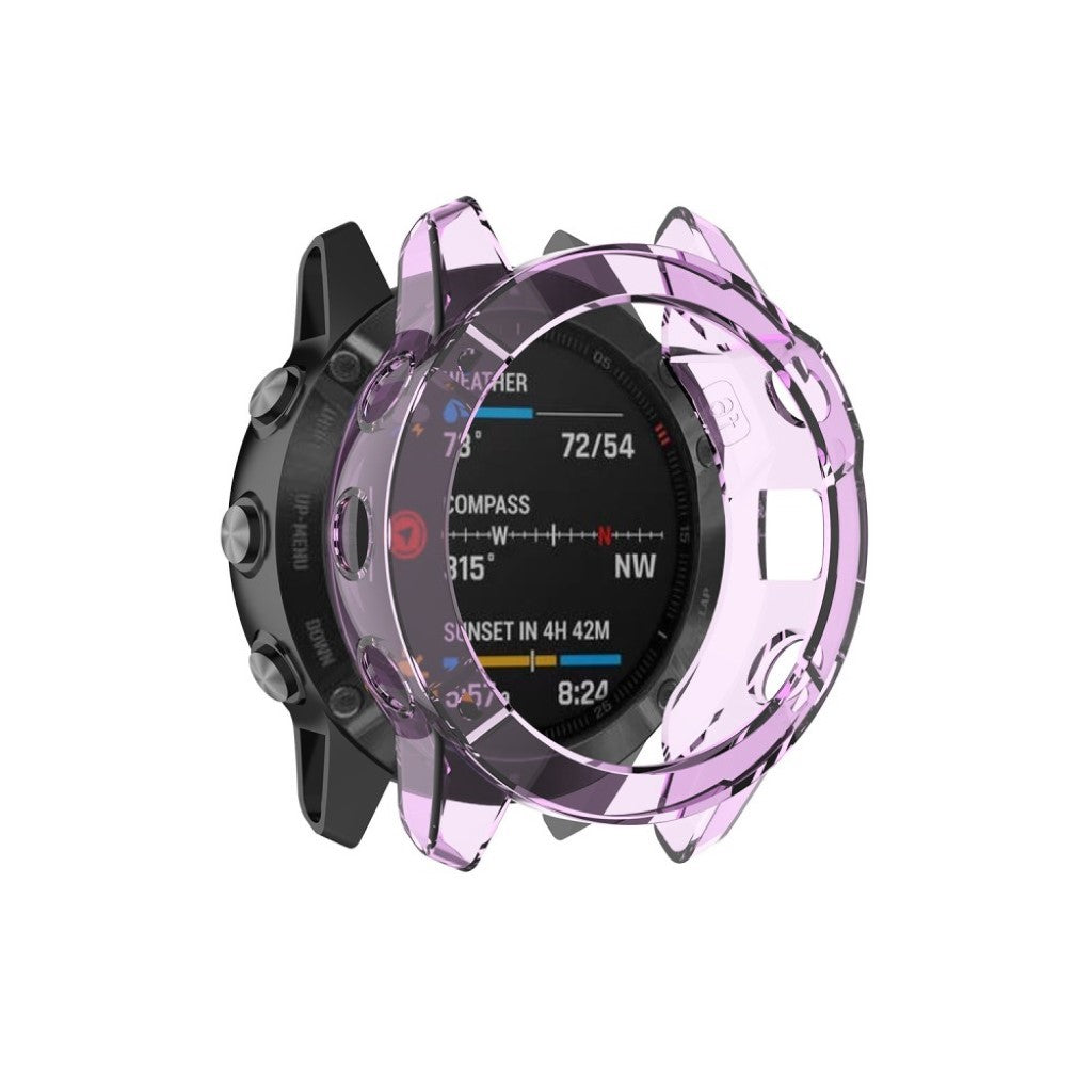 Vildt Godt Garmin Fenix 6X Pro Silikone Cover - Lilla#serie_5