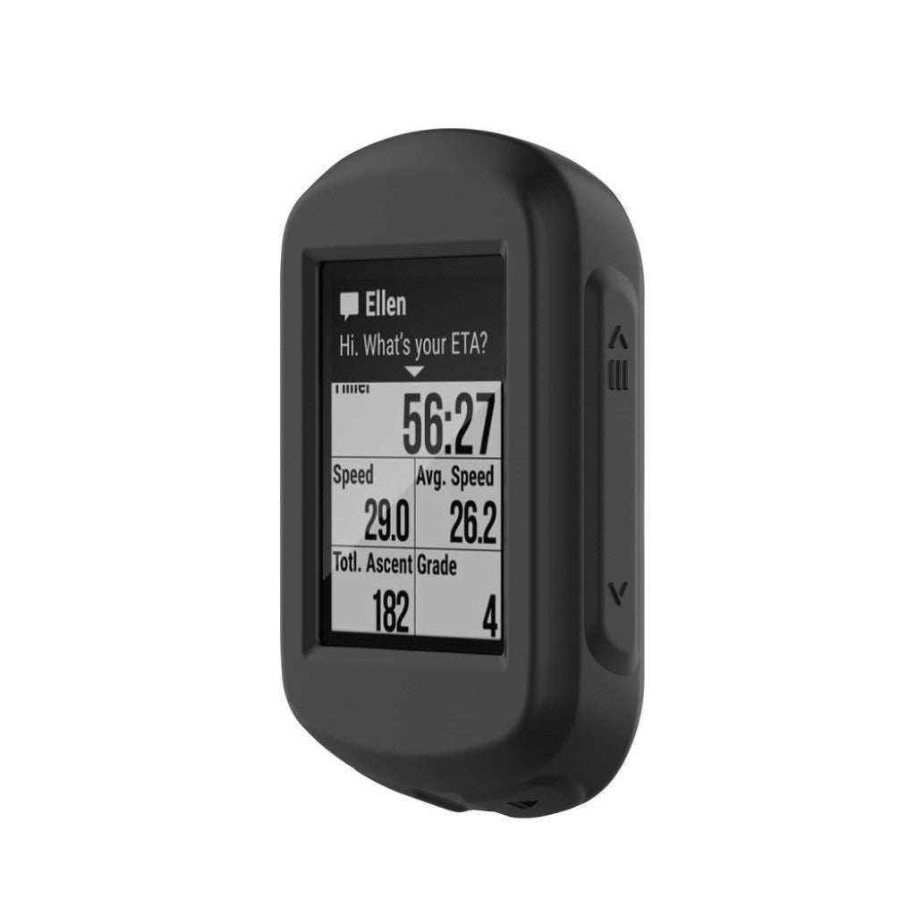 Super Flot Garmin Edge 130 Silikone Cover - Sort#serie_2