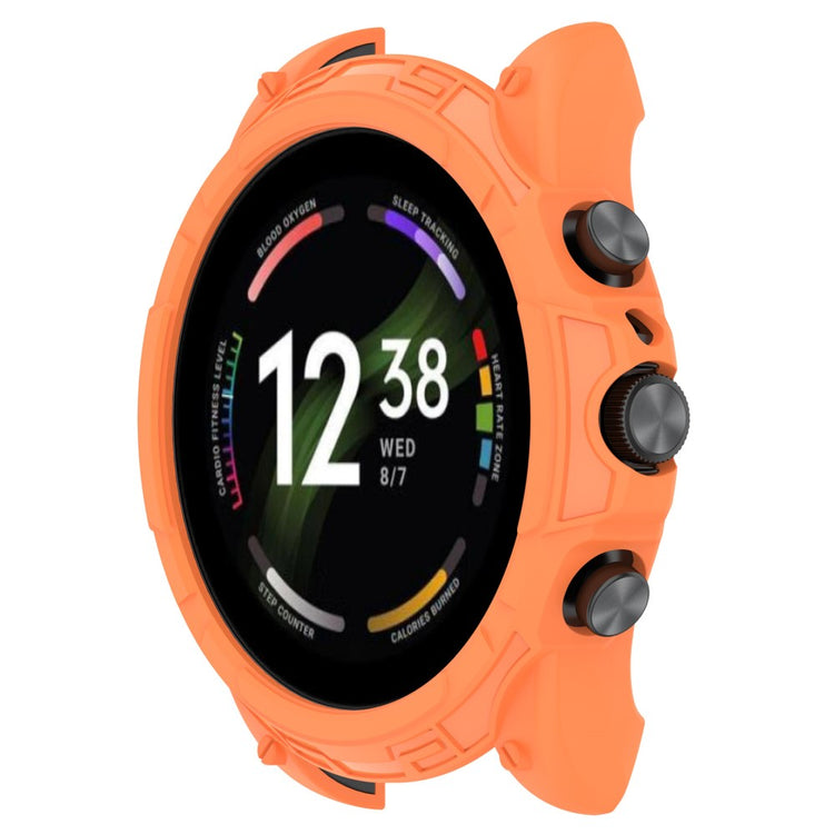 Rigtigt Flot Silikone Cover til Fossil Gen 6 - Orange#serie_4