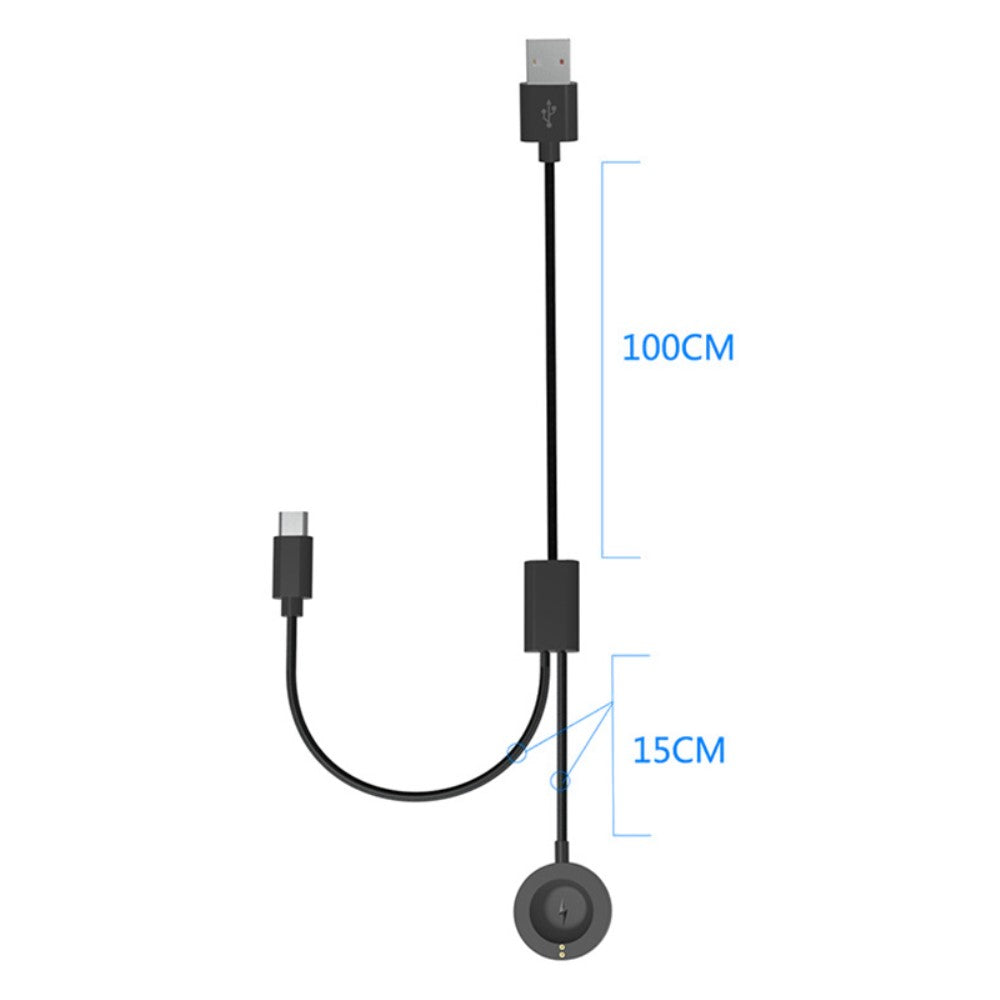 Universal Fossil Opladningskabel Oplader - Sort#serie_7