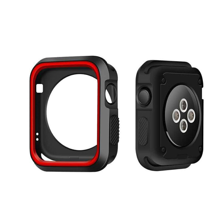 Godt Apple Watch Series 1-3 38mm Silikone Cover - Rød#serie_4