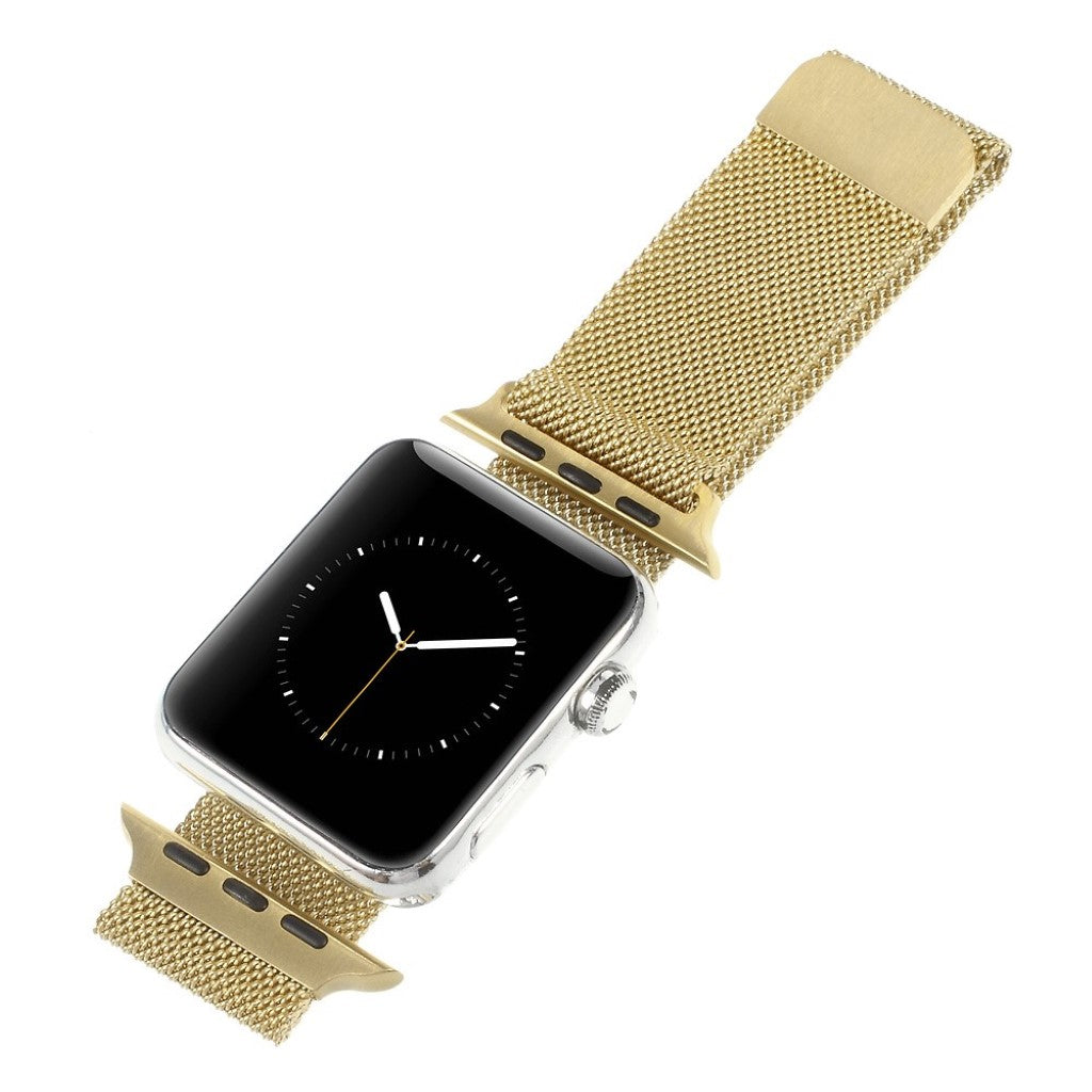 Komfortabel Apple Watch Series 1-3 38mm Metal Rem - Guld#serie_1