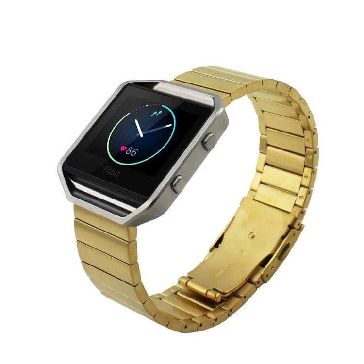 Rigtigt fint Fitbit Blaze Metal Rem - Guld#serie_2