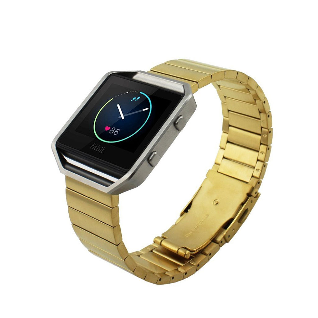 Rigtigt fint Fitbit Blaze Metal Rem - Guld#serie_2