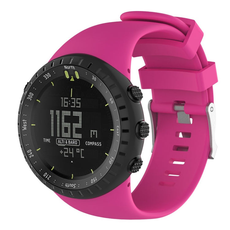 Fed Suunto Core Alu Black Silikone Rem - Pink#serie_6