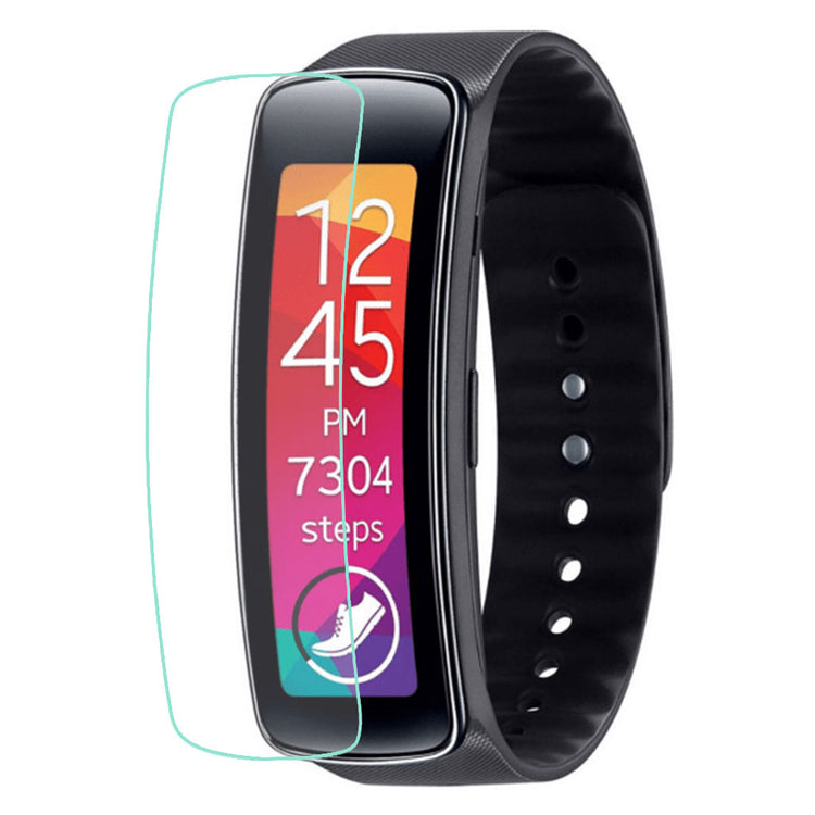 Samsung Gear Fit Plastik Skærmbeskytter - Gennemsigtig#serie_504