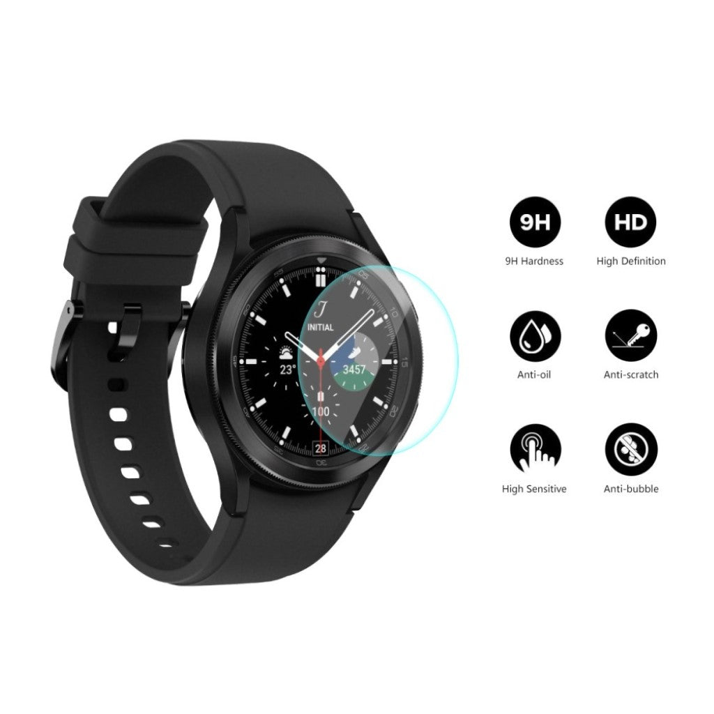 5stk Samsung Galaxy Watch 4 Classic (42mm) Hærdet Glas  HD Skærmbeskytter - Gennemsigtig#serie_553