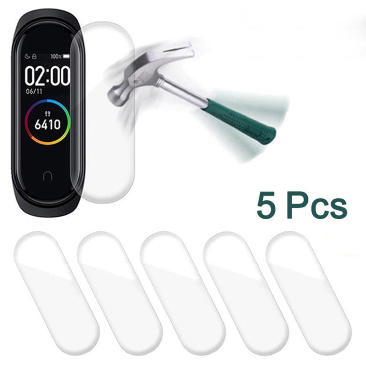 Xiaomi Mi Band 5 Plastik Skærmbeskytter - Gennemsigtig#serie_055