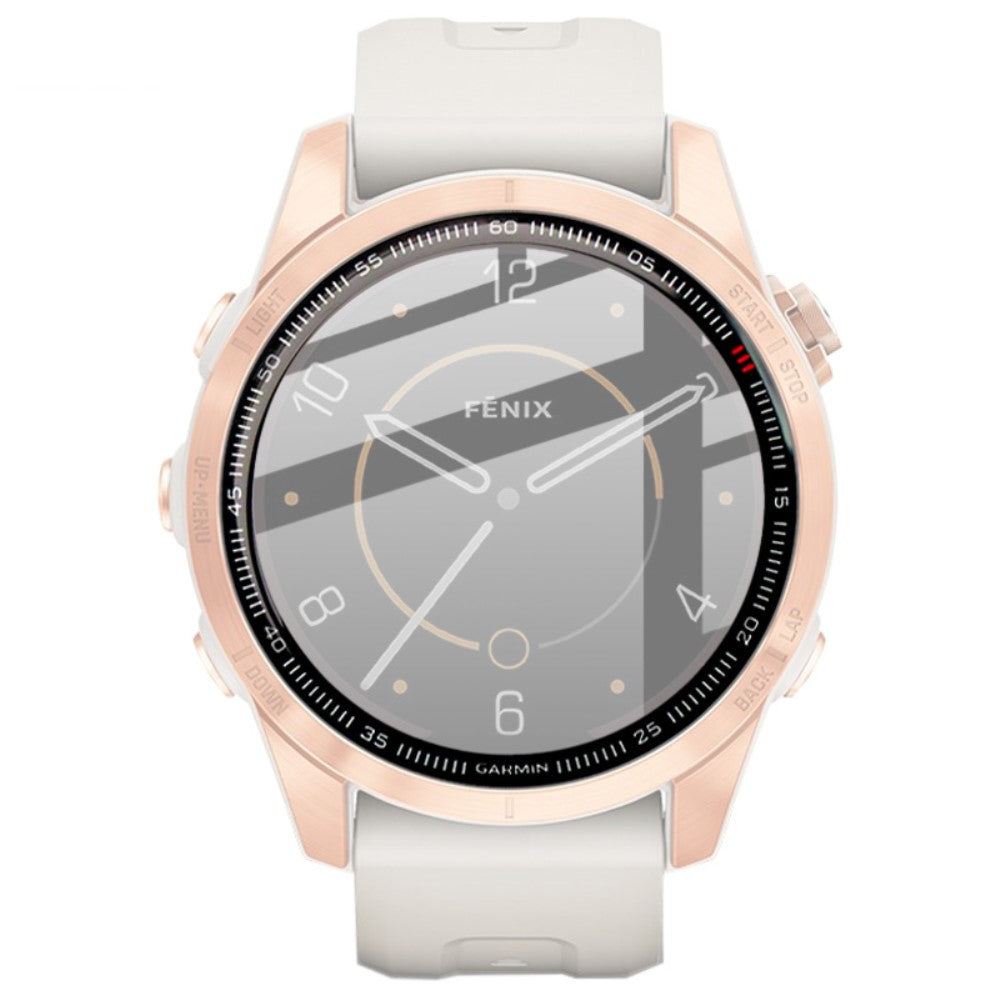 Garmin Fenix 7S Plastik  HD Skærmbeskytter - Gennemsigtig#serie_204