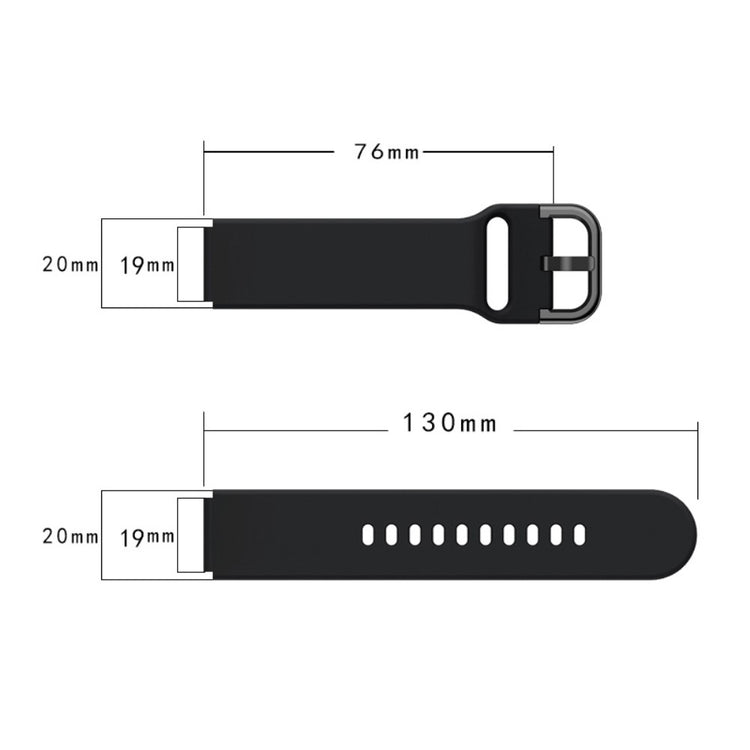 Vildt nydelig Universal Silikone Urrem - Hvid#serie_2