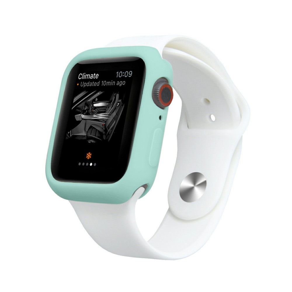 Apple Watch Series 7 41mm  Silikone Bumper  - Blå#serie_14