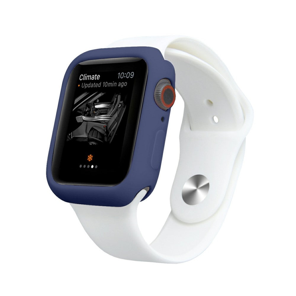 Apple Watch Series 7 41mm  Silikone Bumper  - Blå#serie_3