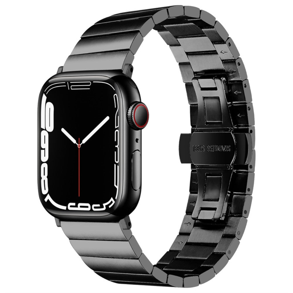 Solid Apple Watch Series 7 41mm Metal Rem - Sort#serie_1