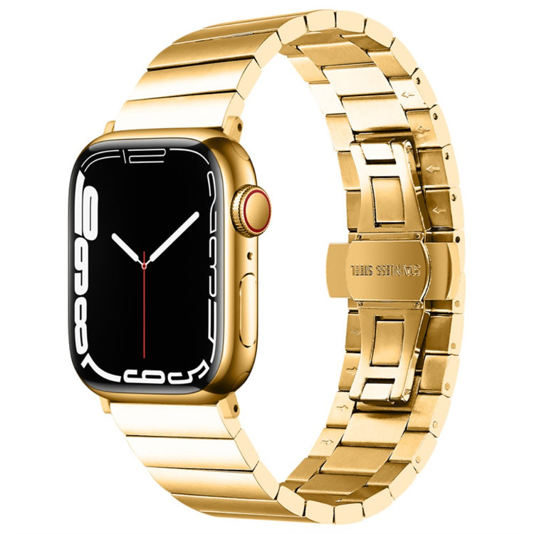 Solid Apple Watch Series 7 41mm Metal Rem - Guld#serie_2