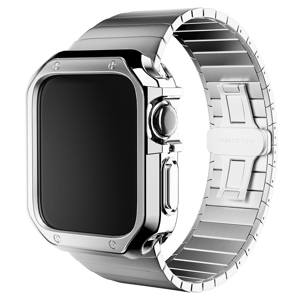 Apple Watch Series 7 41mm  Silikone Bumper  - Guld#serie_8