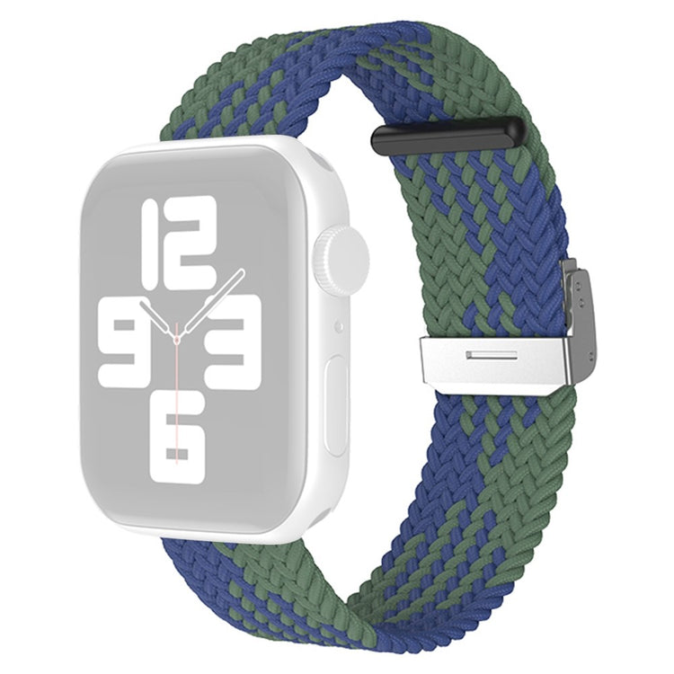 Flot Apple Watch Series 7 41mm Nylon Rem - Grøn#serie_21