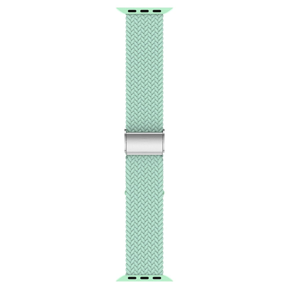 Helt vildt fantastisk Apple Watch Series 7 41mm Stof Urrem - Grøn#serie_10
