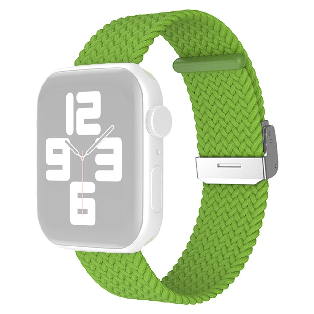 Meget godt Apple Watch Series 7 41mm Nylon Rem - Grøn#serie_23