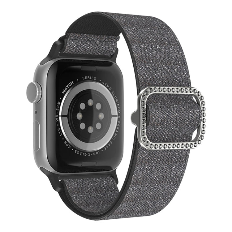 Rigtigt cool Apple Watch Series 7 41mm Nylon Rem - Sort#serie_2