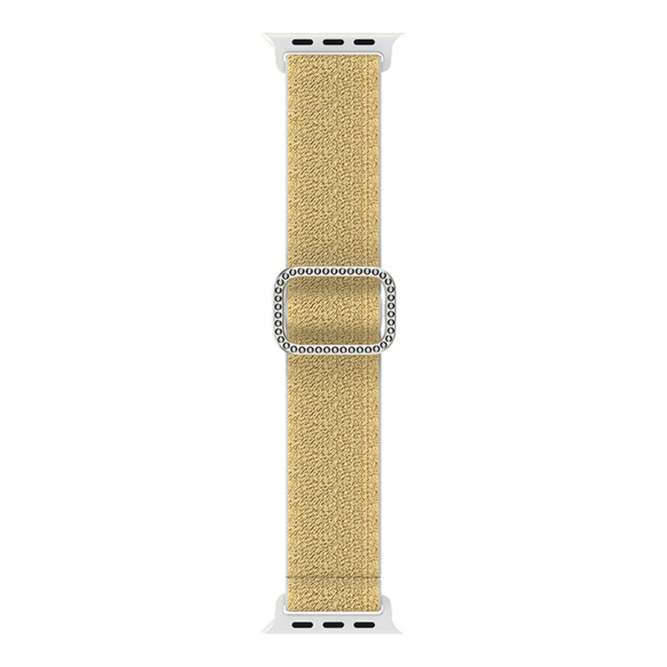 Meget holdbart Apple Watch Series 7 41mm Stof Urrem - Guld#serie_7