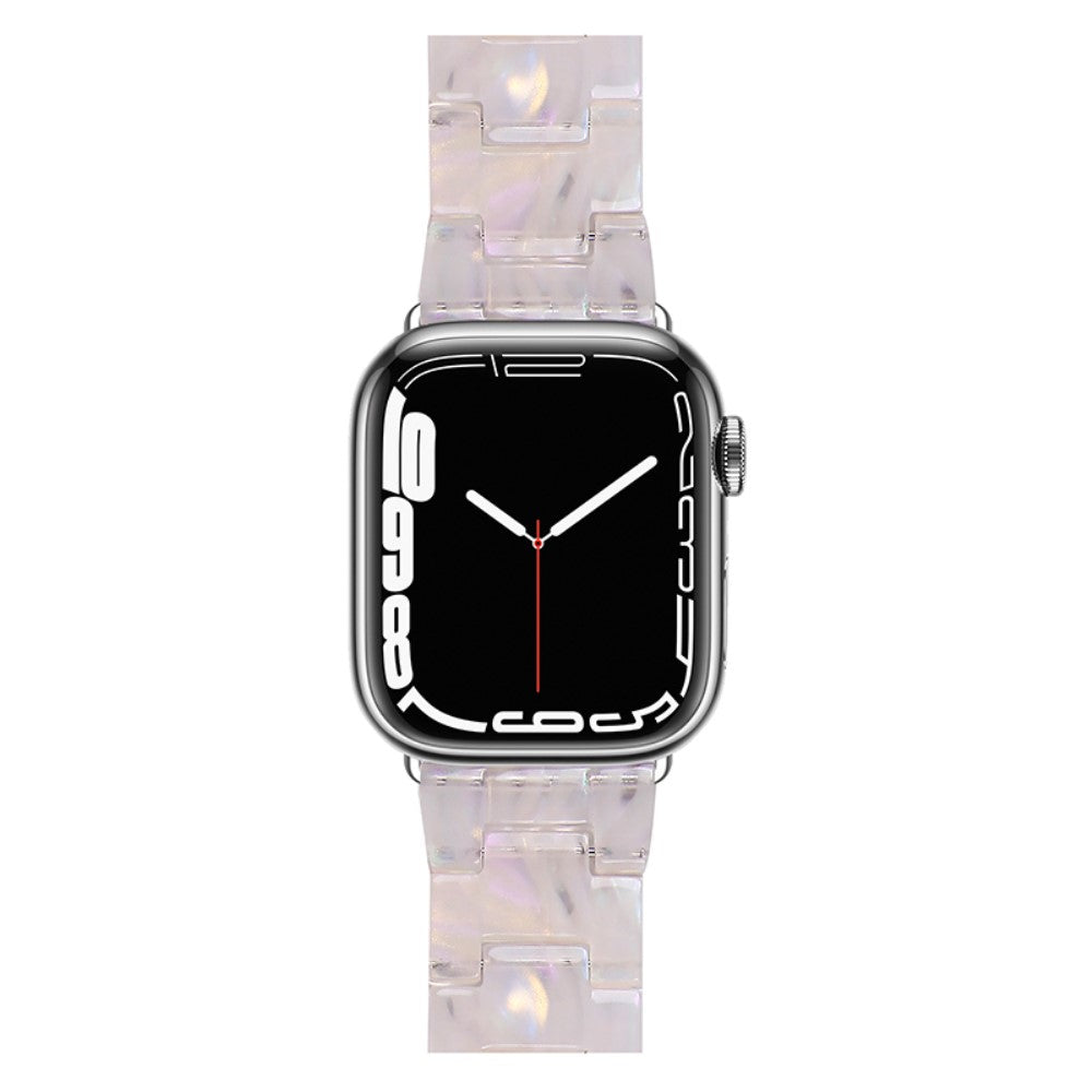 Vildt slidstærk Apple Watch Series 7 41mm  Urrem - Hvid#serie_1