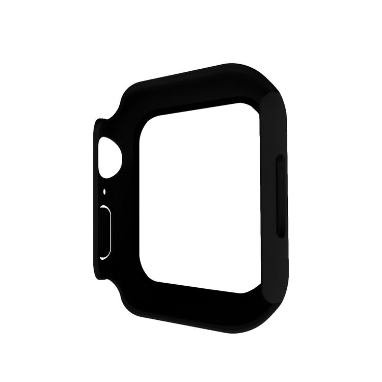 Vildt Godt Apple Watch Series 7 45mm Cover med Skærmbeskytter i Plastik og Hærdet Glas - Gennemsigtig#serie_1