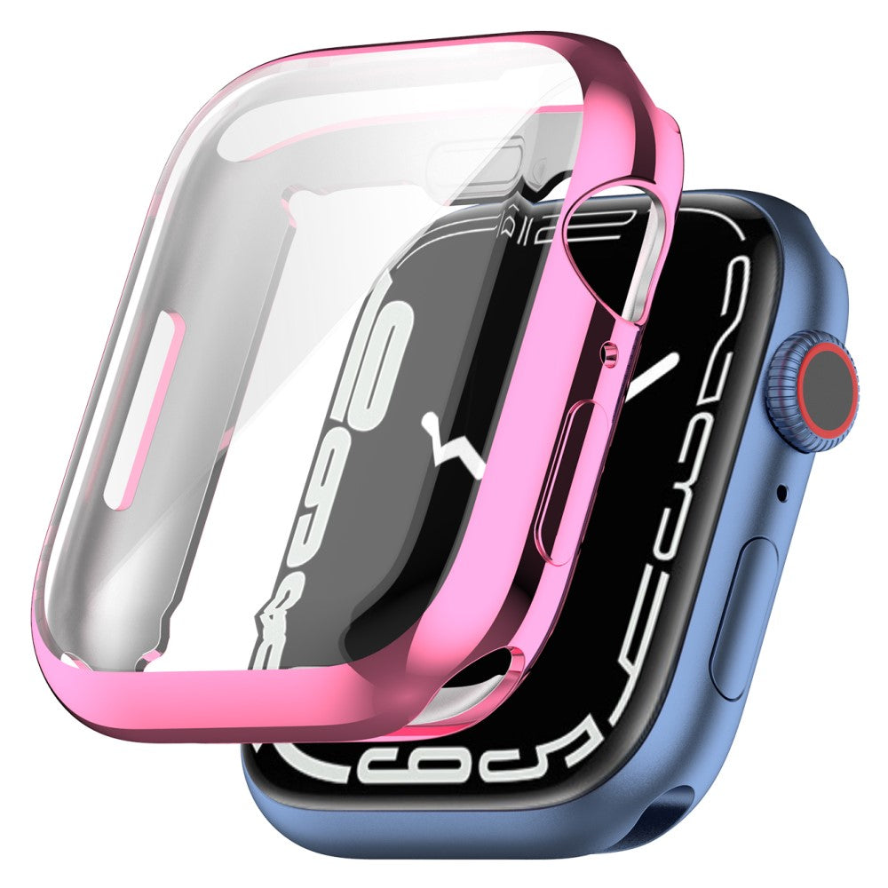 Pink Apple Watch Series 7 45mm Silikone Cover#serie_1