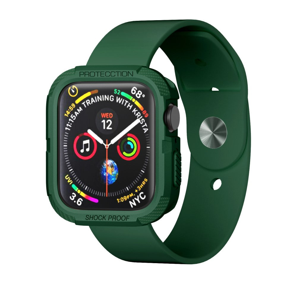 Apple Watch Series 7 45mm  Silikone Bumper  - Grøn#serie_2