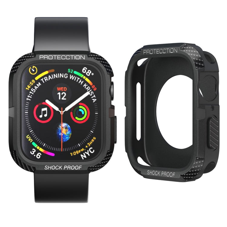 Apple Watch Series 7 45mm  Silikone Bumper  - Sort#serie_4