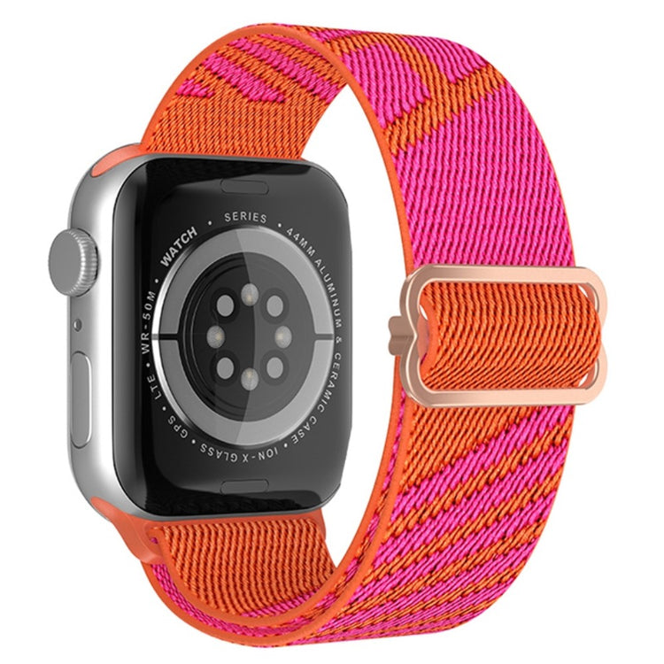 Vildt godt Apple Watch Series 7 45mm Nylon Rem - Pink#serie_2