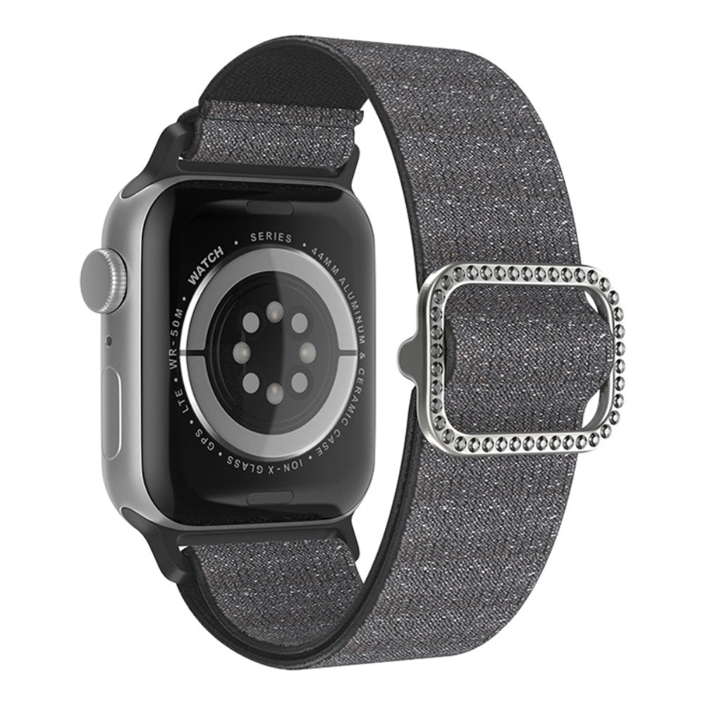 Meget godt Apple Watch Series 7 45mm Nylon Rem - Sort#serie_2