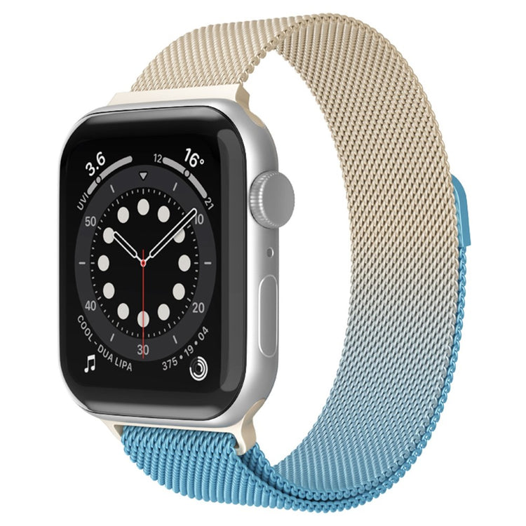 Helt vildt smuk Apple Watch Series 7 45mm Metal Urrem - Flerfarvet#serie_6