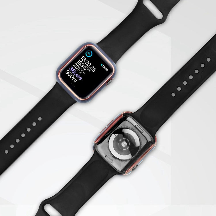 Mega Fed Apple Watch Ultra Cover med Skærmbeskytter i Plastik og Hærdet Glas - Blå#serie_9