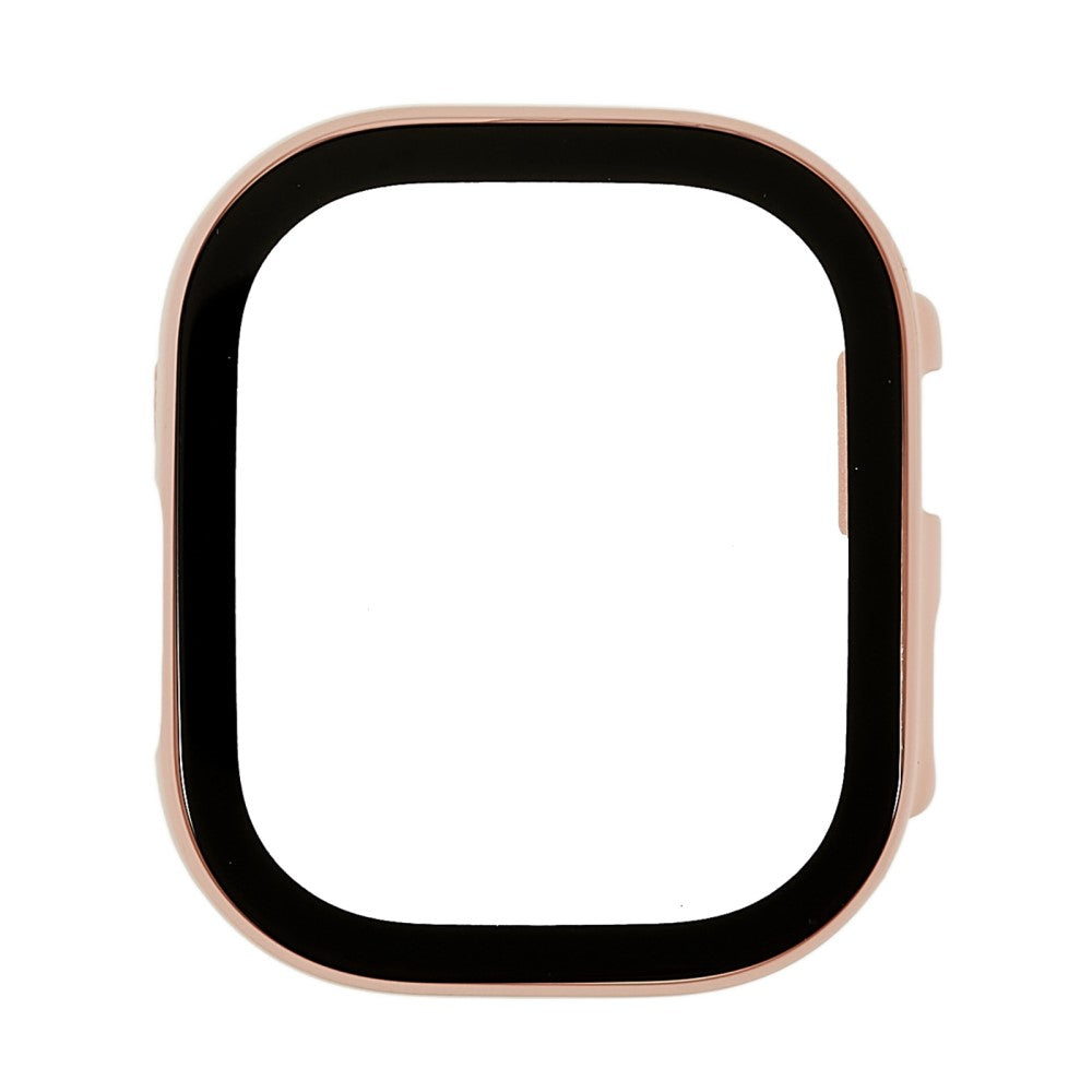 Vildt Godt Apple Watch Ultra Cover med Skærmbeskytter i Plastik og Hærdet Glas - Pink#serie_8