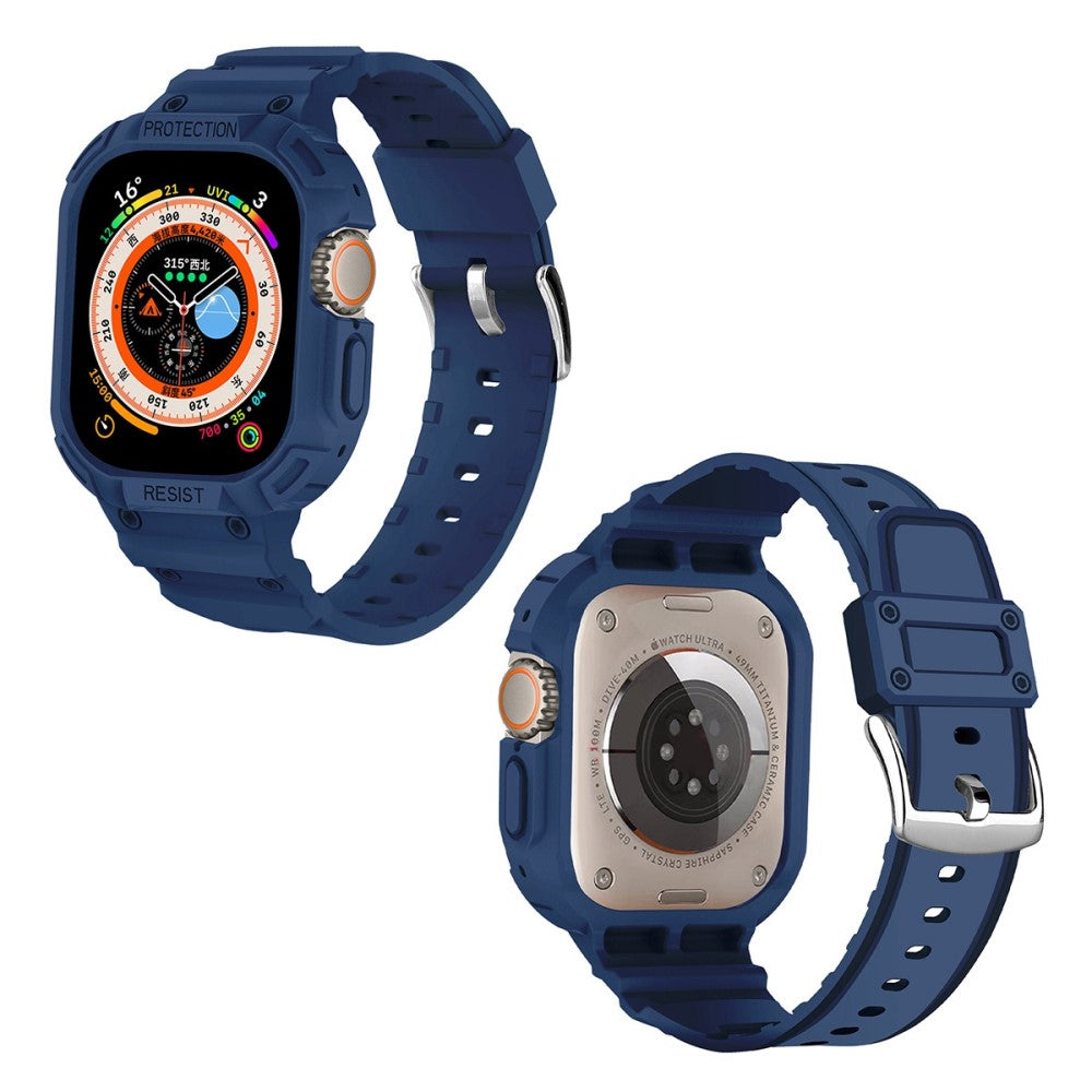 Meget sejt Apple Watch Ultra Silikone Rem - Sølv#serie_3