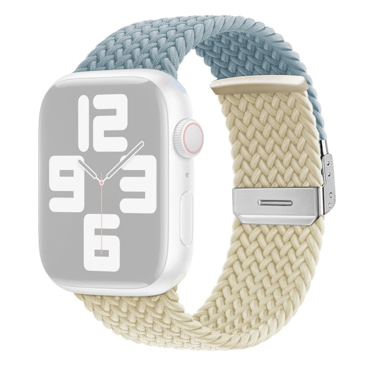 Tidsløst Nylon Universal Rem passer til Apple Smartwatch - Blå#serie_7