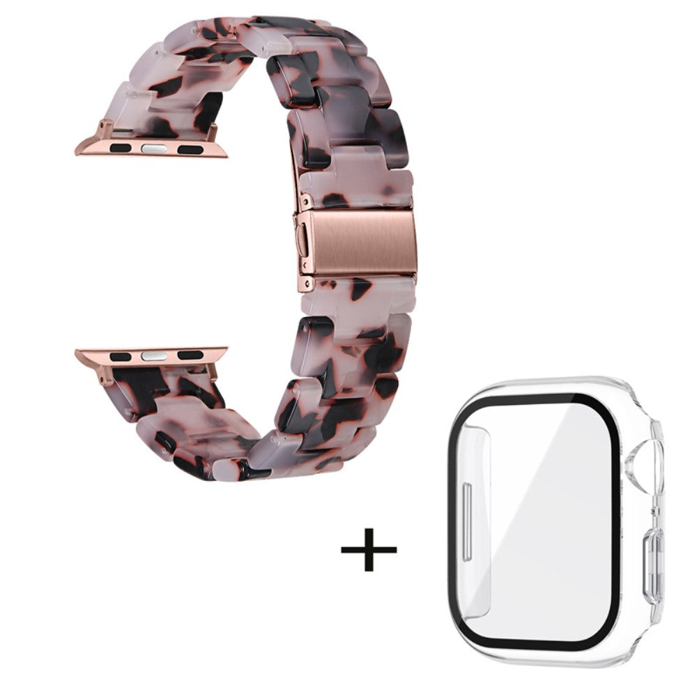 Apple Watch Series 1-3 42mm Metal Rem med Cover - Pink#serie_14