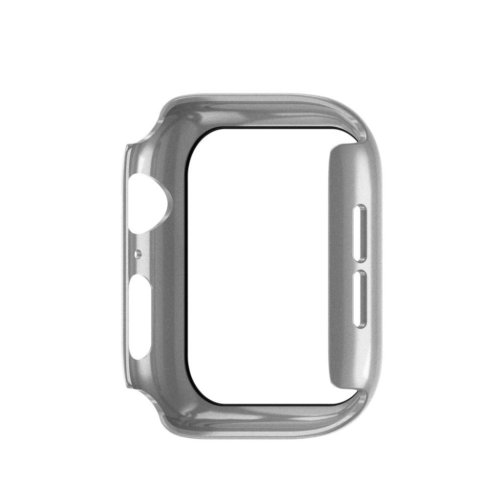 Alle Tiders Apple Watch Series 1-3 42mm Cover med Skærmbeskytter i Hærdet Glas - Sølv#serie_2