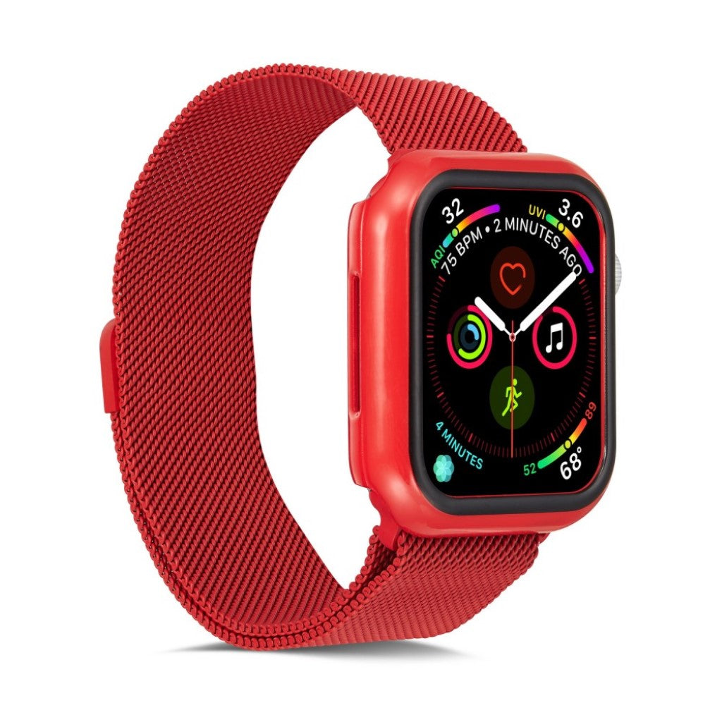 Flot Apple Watch Series 1-3 42mm Plastik Cover - Rød#serie_3