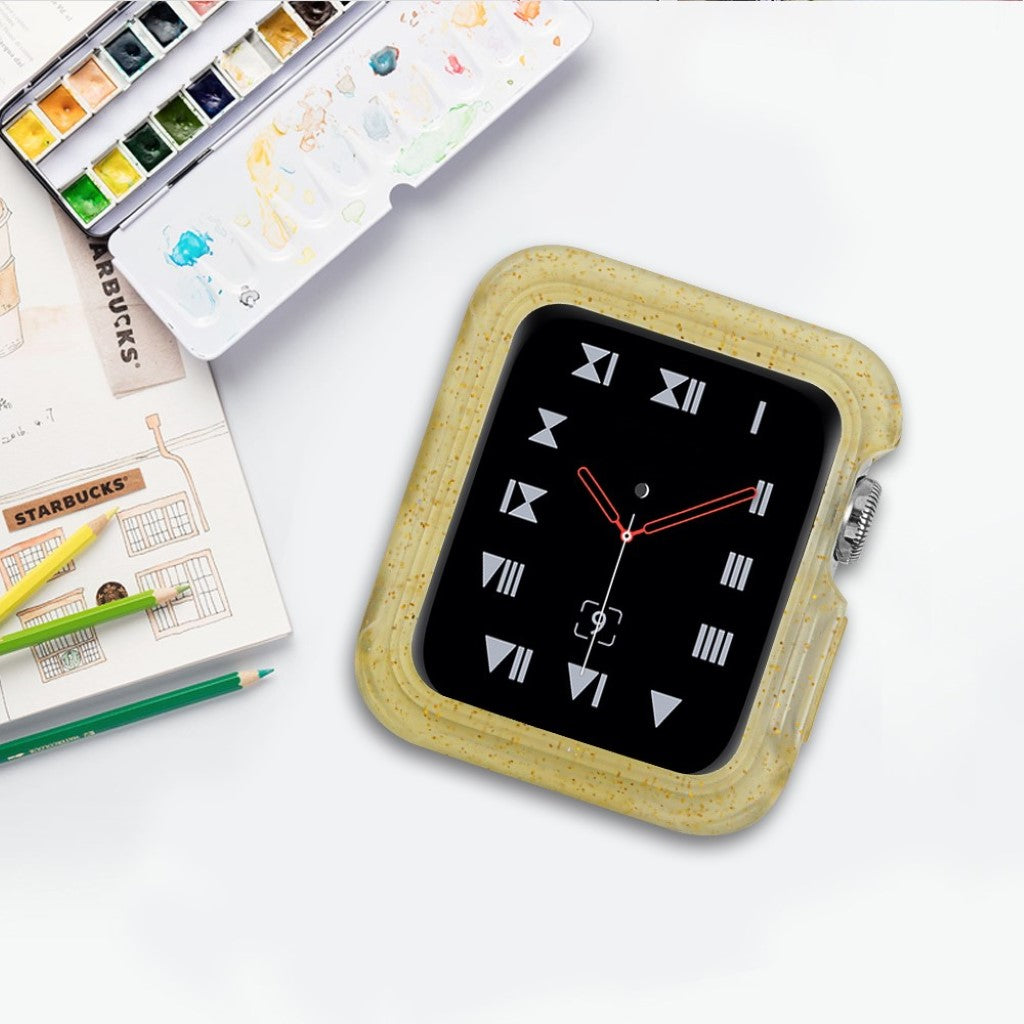 Mega Fed Apple Watch Series 1-3 38mm Silikone Cover - Gul#serie_3