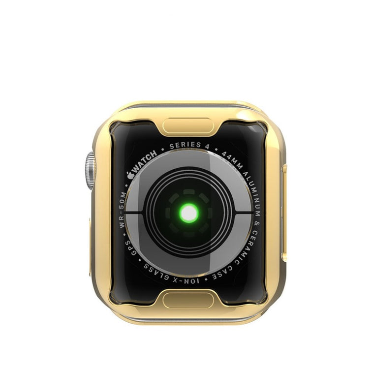 Apple Watch Series 1-3 38mm Gennemsigtig Silikone Bumper  - Guld#serie_4