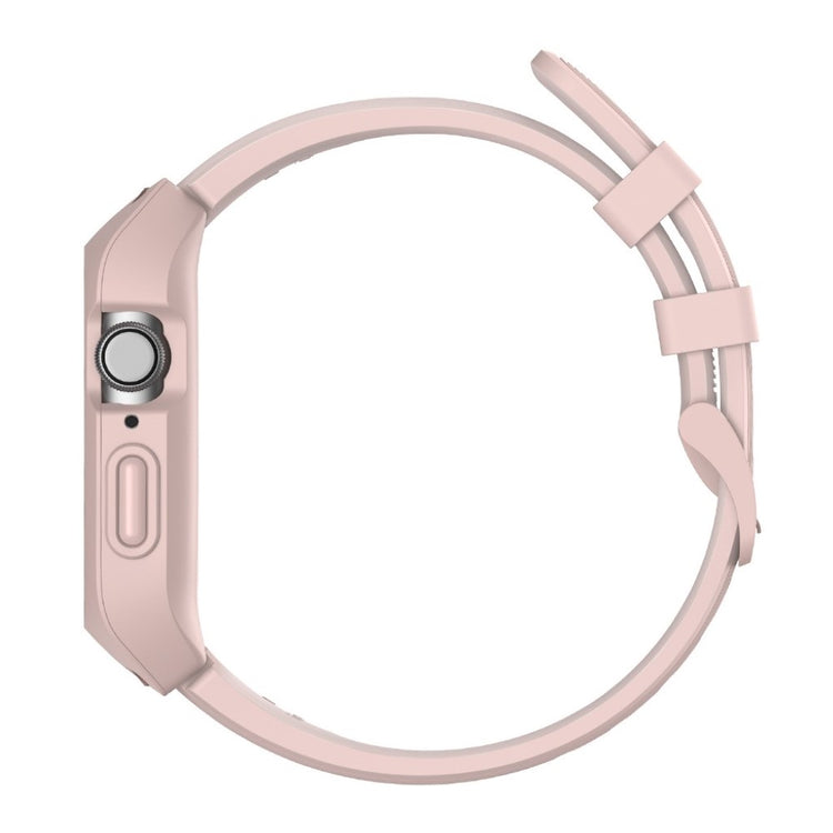 Meget fint Apple Watch Series 1-3 38mm Silikone Rem - Pink#serie_3