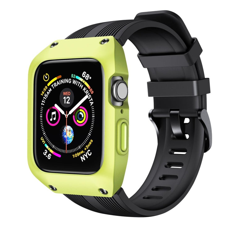 Meget fint Apple Watch Series 1-3 38mm Silikone Rem - Grøn#serie_4