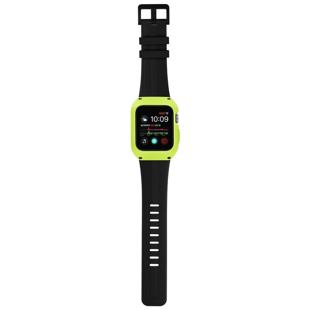 Meget fint Apple Watch Series 1-3 38mm Silikone Rem - Grøn#serie_4