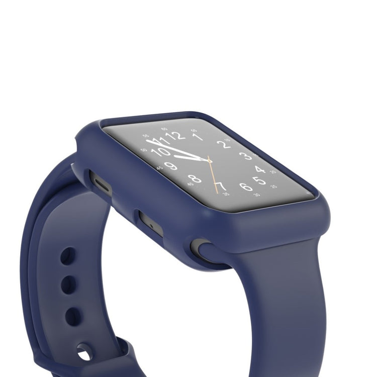 Vildt Fed Apple Watch Series 1-3 38mm Silikone Cover - Blå#serie_12