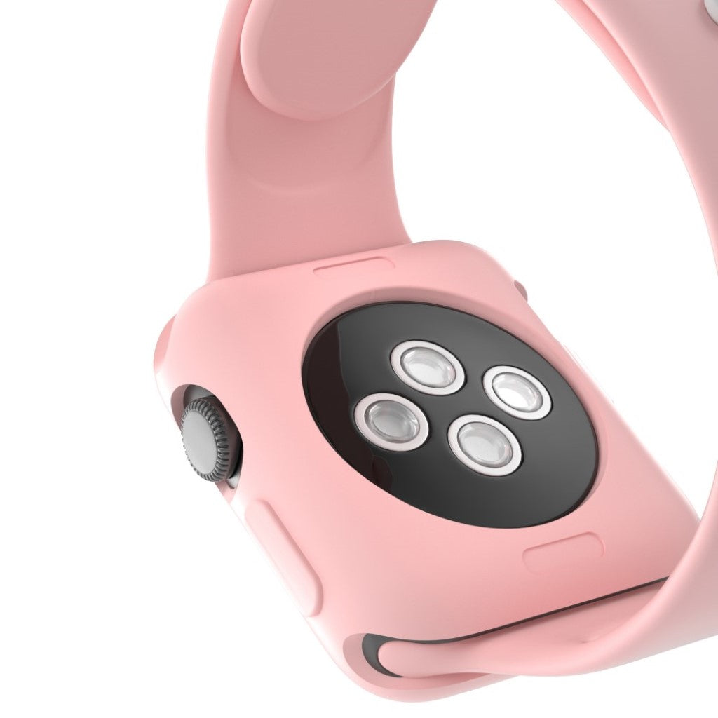 Vildt Fed Apple Watch Series 1-3 38mm Silikone Cover - Pink#serie_7