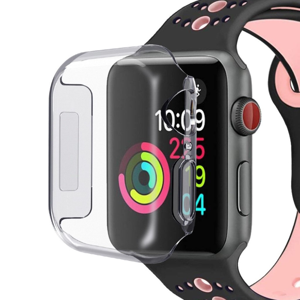 Rigtigt Flot Apple Watch Series 4 44mm Plastik Cover - Gennemsigtig#serie_2