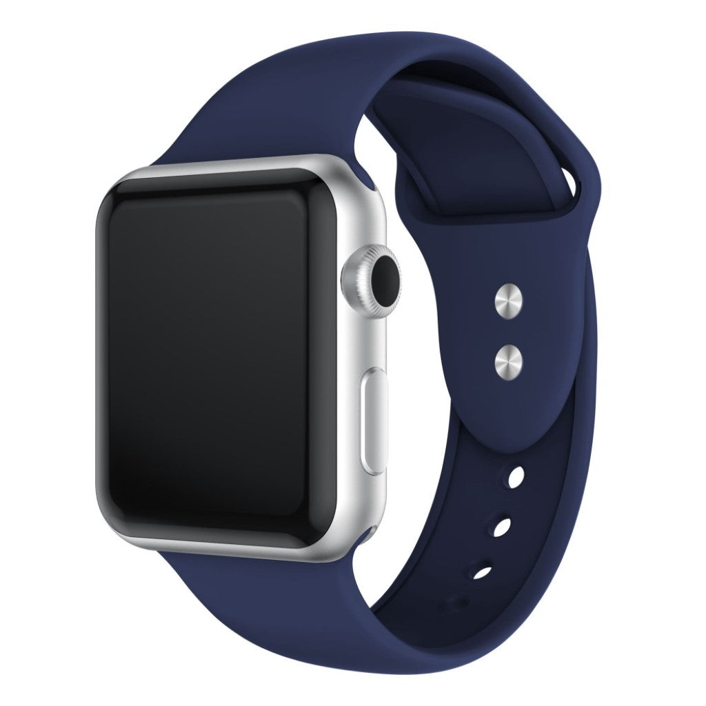 Vildt nydelig Apple Watch Series 4 40mm Silikone Rem - Blå#serie_11